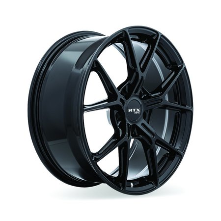 Rtx Alloy Wheel, RS01 19x8.5 5x114.3 ET38 CB67.1 Gloss Black 083124